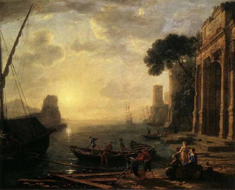 Claude Lorrain Morning in the Harbor